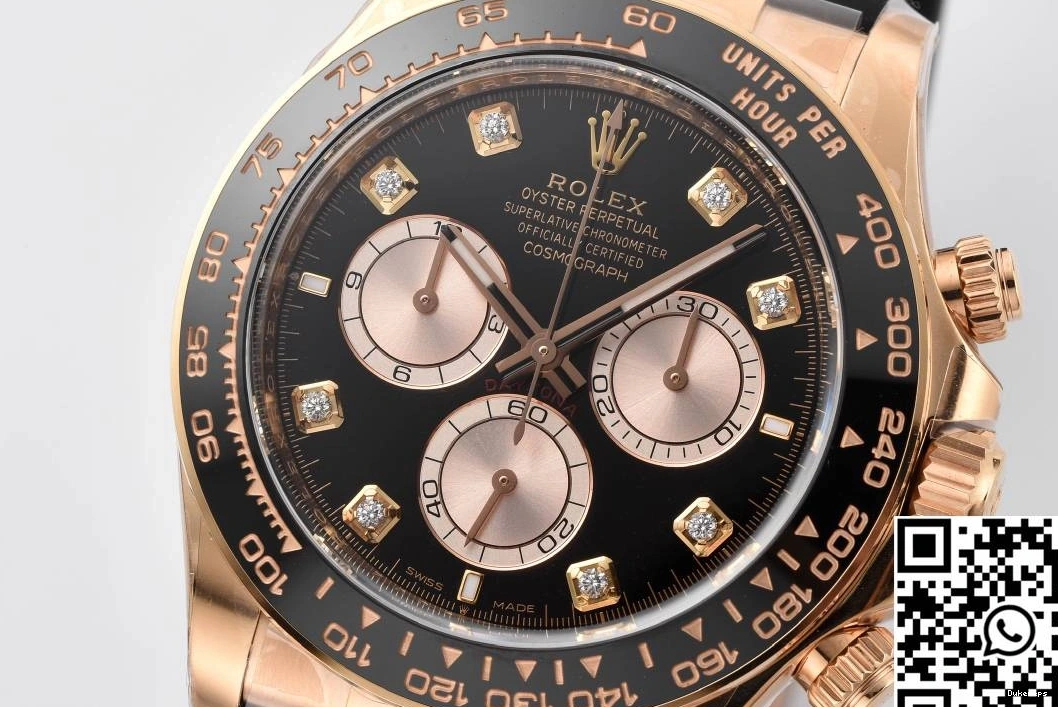 Clean M126515LN-0004 Factory Black Bezel Cosmograph Rolex Daytona 0205